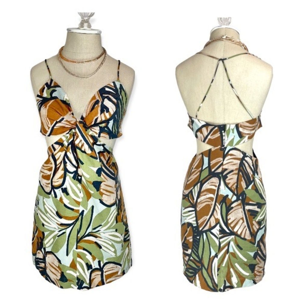 Multicolored zara mini dress
